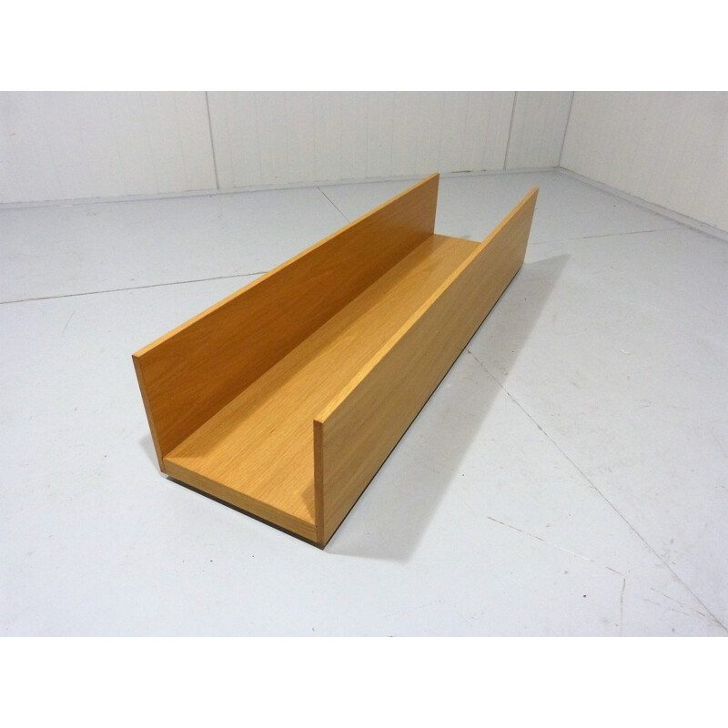 Wall shelf in ash by Walter Wirz for Wilhelm Renz