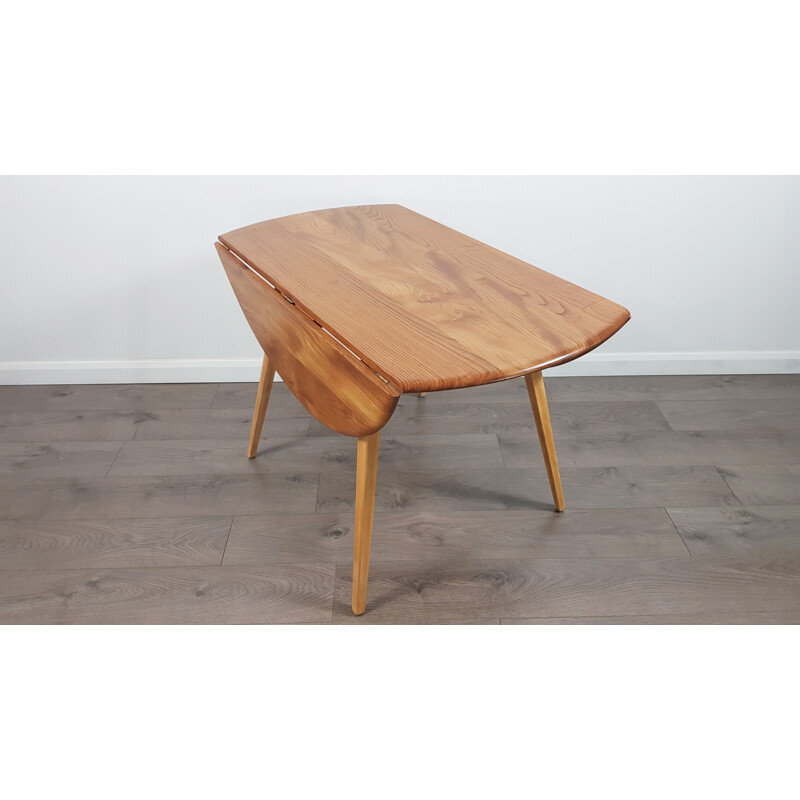 Vintage table in elm by Lucian Ercolani