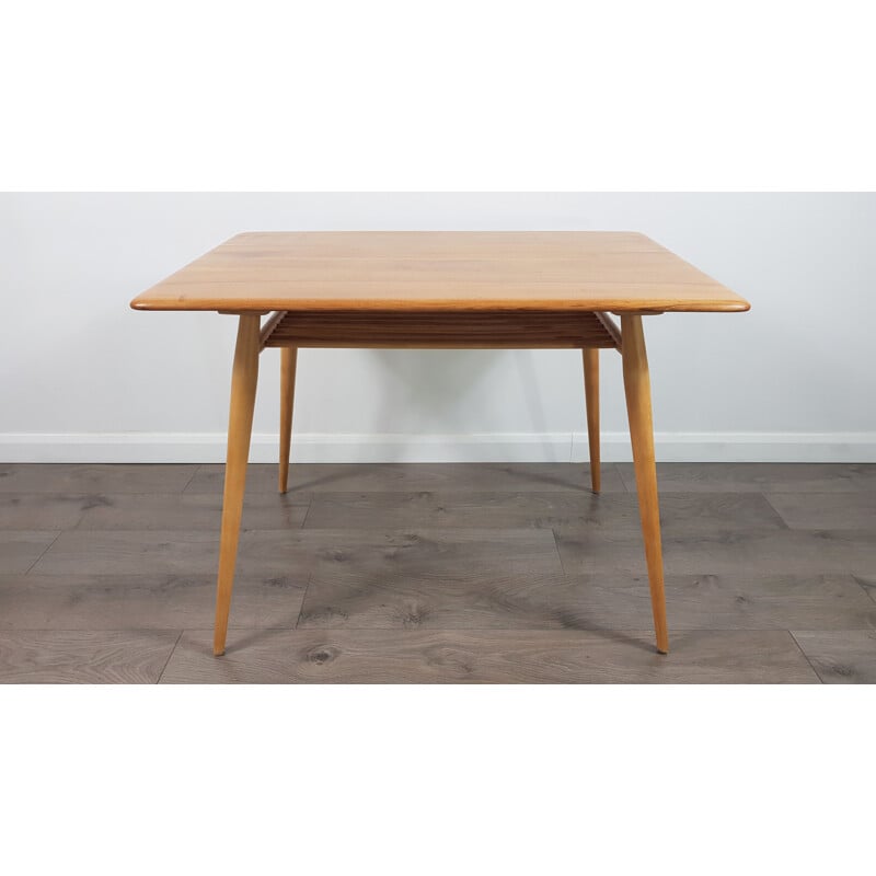 Vintage table in solid elm by Lucian Ercolani