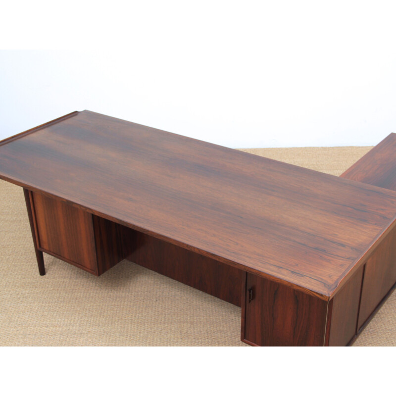 Vintage Chef Schreibtisch aus Rio Palisander von Arne Vodder für Sibast Furniture