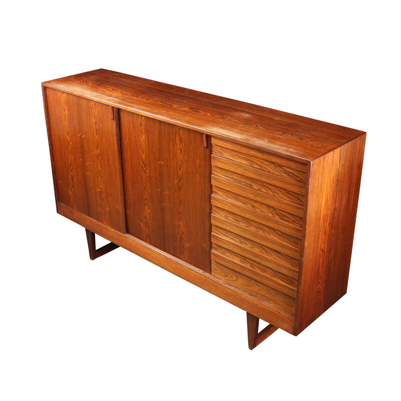 Scandinavian rosewood sideboard, Kurt OSTERVIG - 1960s