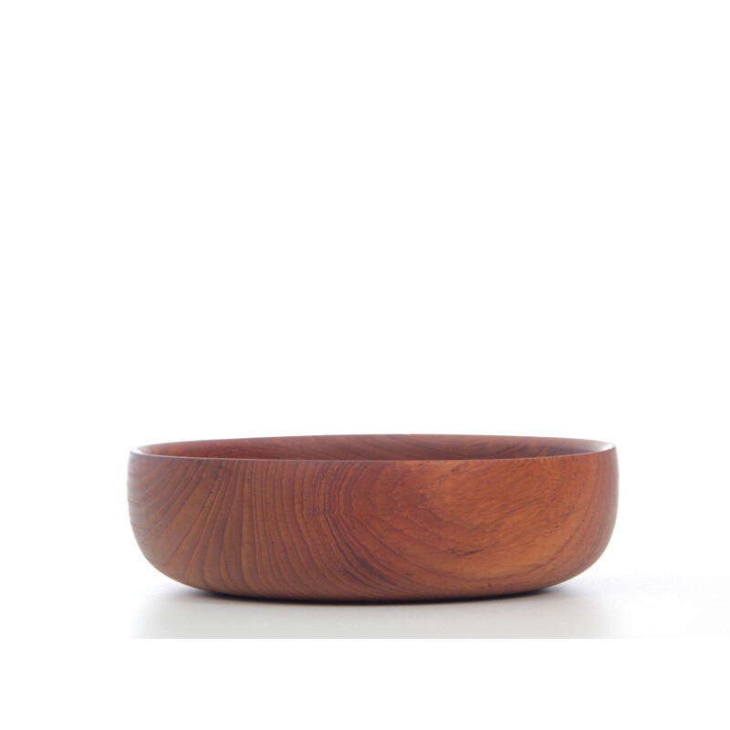 Large Scandinavian dish in teak