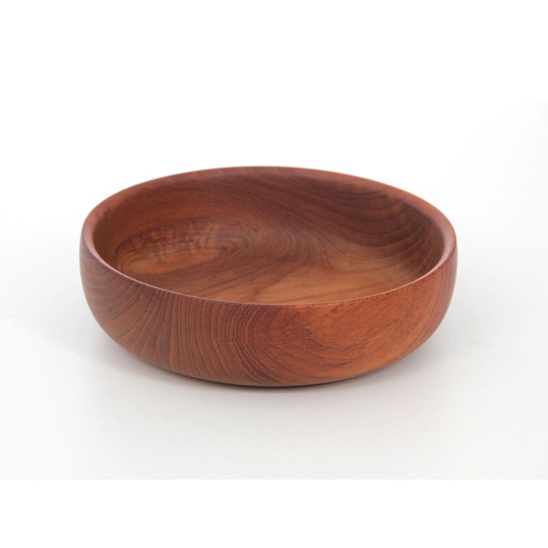 Large Scandinavian dish in teak