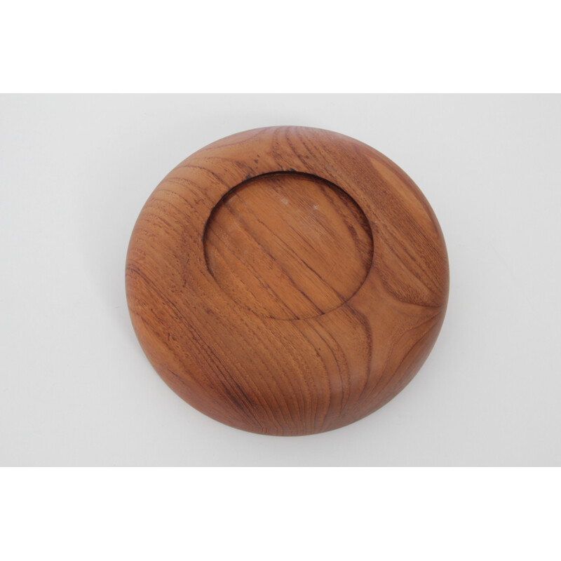 Large Scandinavian dish in teak