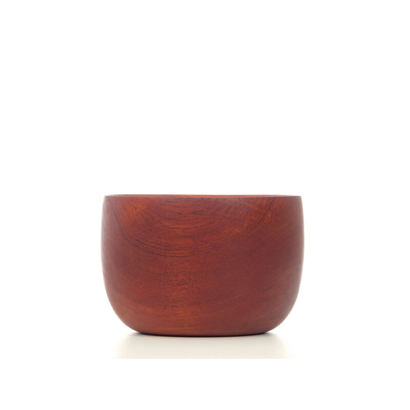 Large Scandinavian bowl in teak