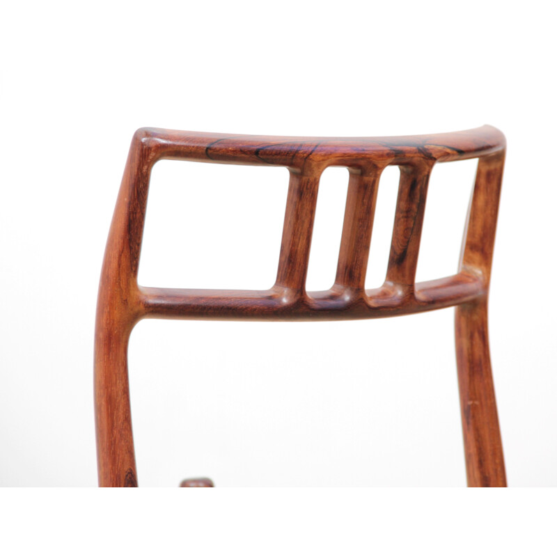 Set of 6 vintage chairs model 79 in Rio rosewood