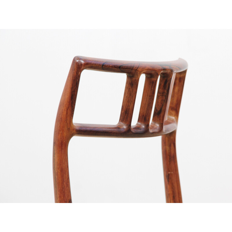 Set of 6 vintage chairs model 79 in Rio rosewood
