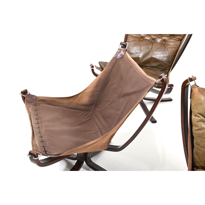 Set of 4 Falcon Lounge Chairs by Sigurd Ressell