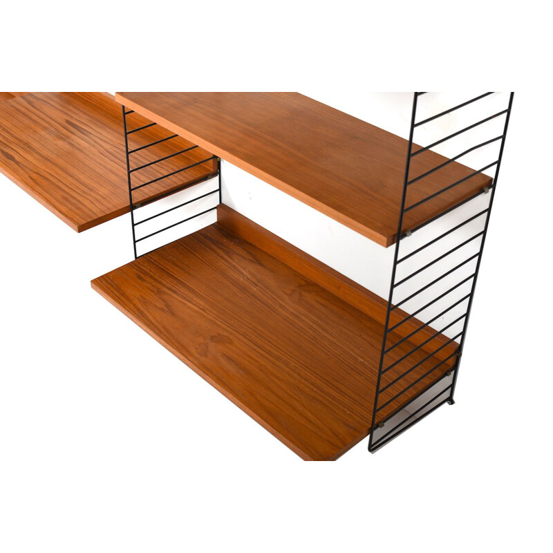 Vintage teak shelf system by Kajsa and Nils Nisse