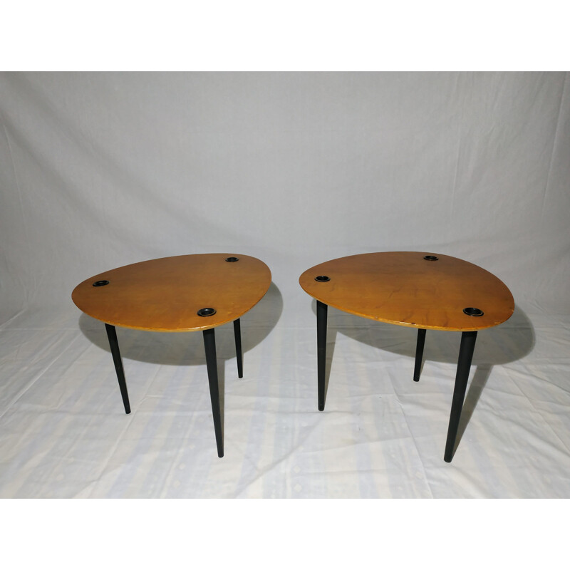 Vintage nesting tables Partroy by Pierre Cruege