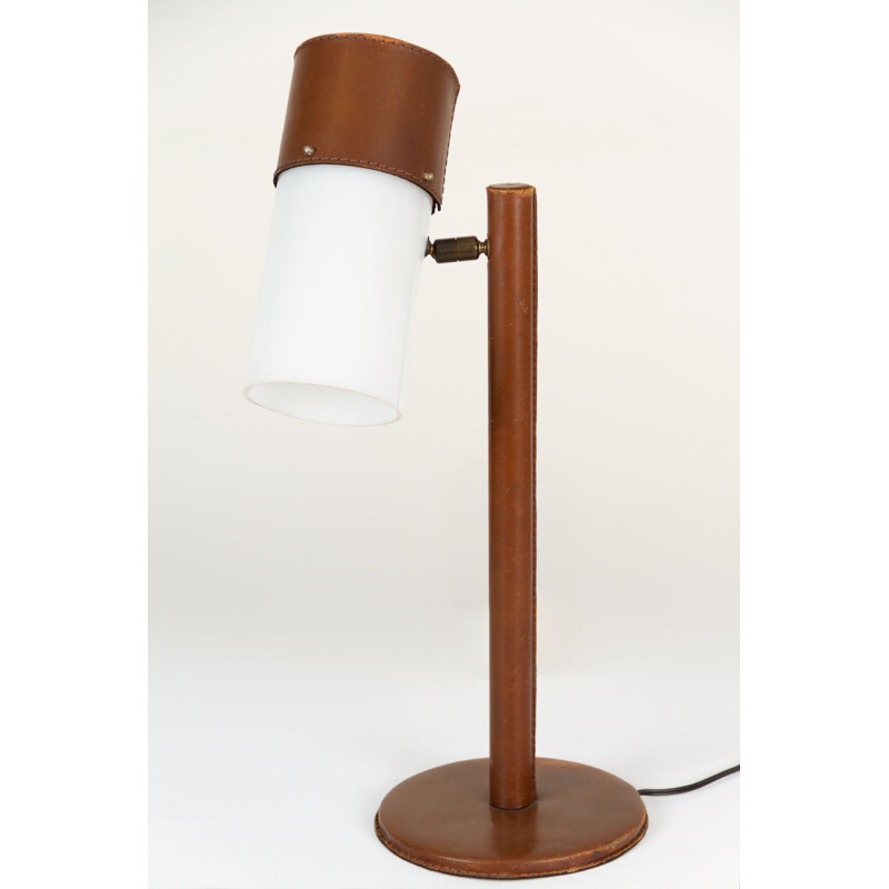 Vintage table lamp by Jacques Adnet