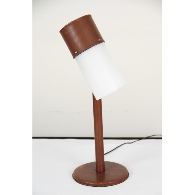 Vintage table lamp by Jacques Adnet