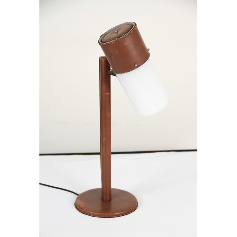 Vintage table lamp by Jacques Adnet