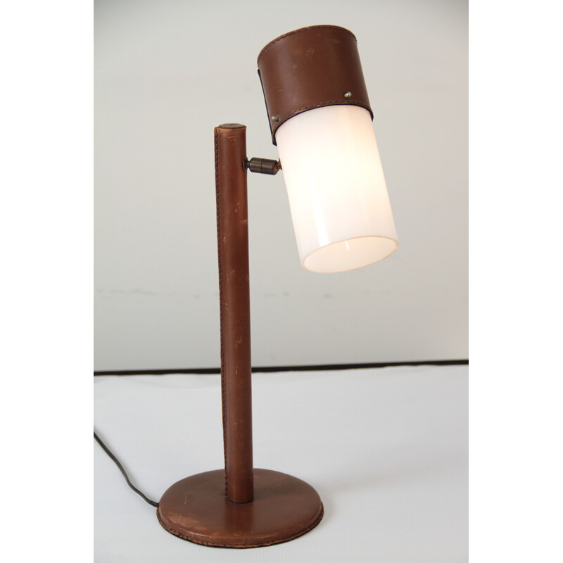 Vintage table lamp by Jacques Adnet