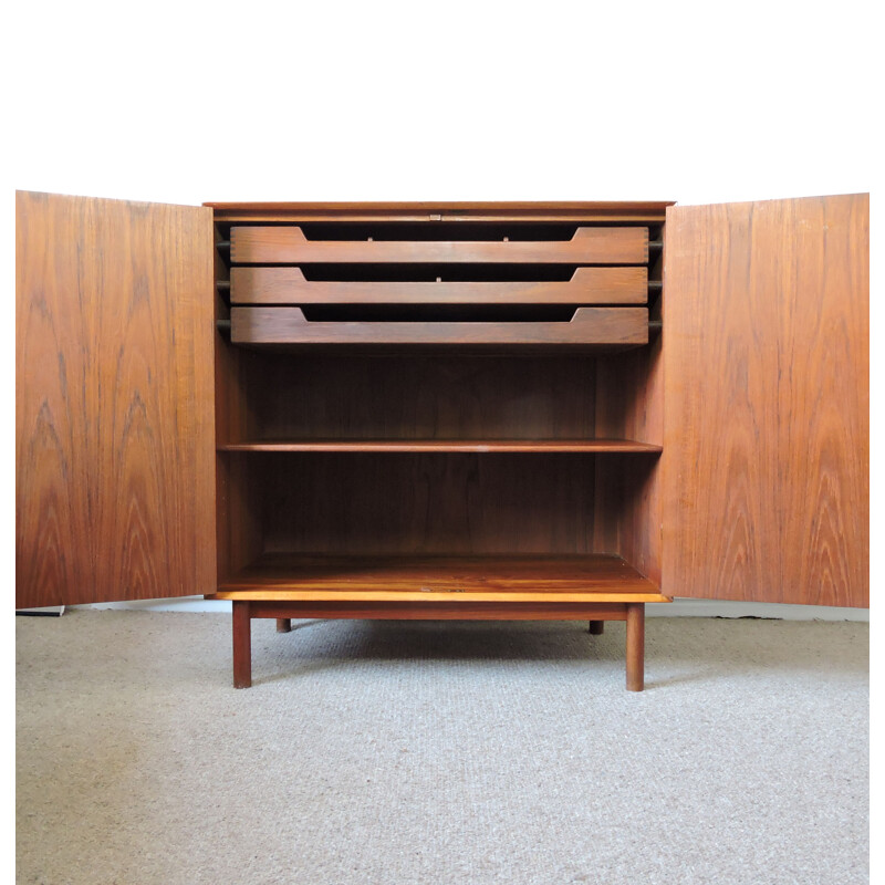 Vintage teak cabinet by Peter Hvidt and Orla Mølgaard-Nielsen for Søborg