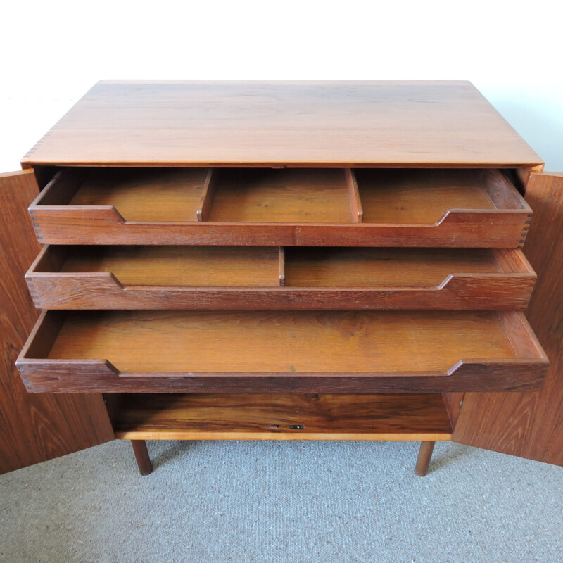 Vintage teak cabinet by Peter Hvidt and Orla Mølgaard-Nielsen for Søborg