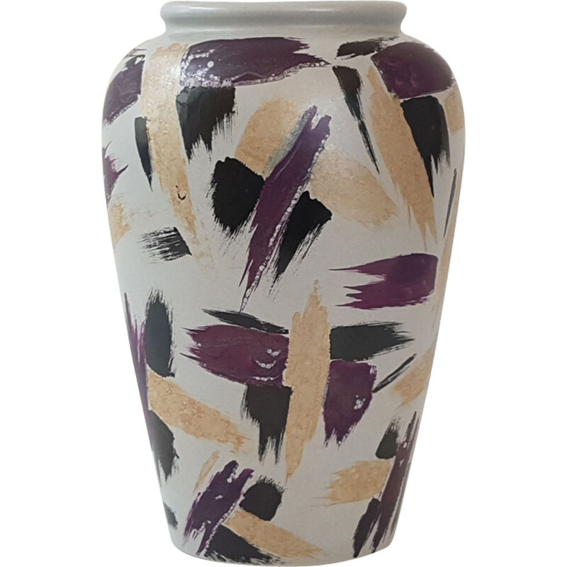 Vase vintage pour Scheurich en céramique 1960