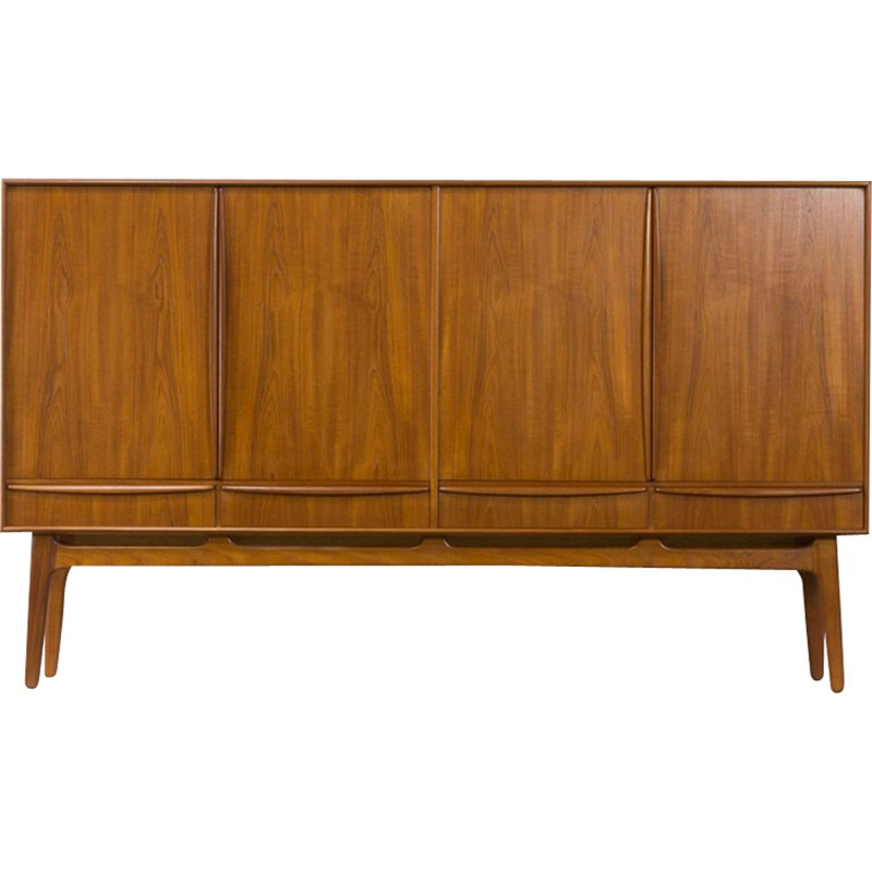 Vintage scandinavian teak sideboard for Knudsen & Son 1950