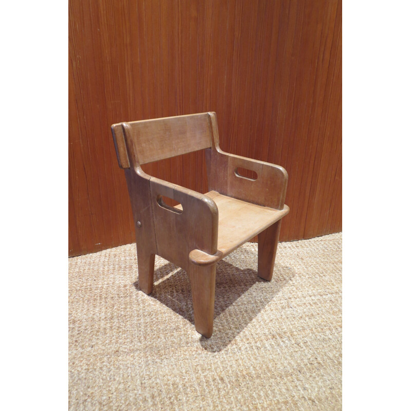 Beech child chair, Hans J. WEGNER - 1940