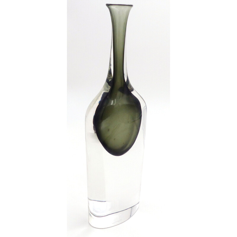 Vintage bottle vase for Cenedese in Murano glass 1960