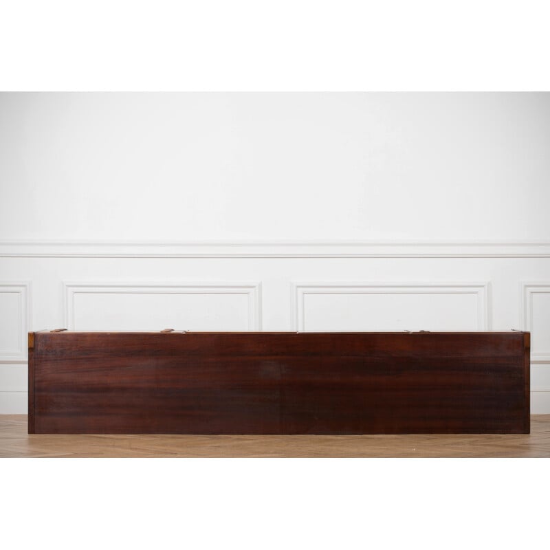 Long Scandinavian sideboard in rosewood