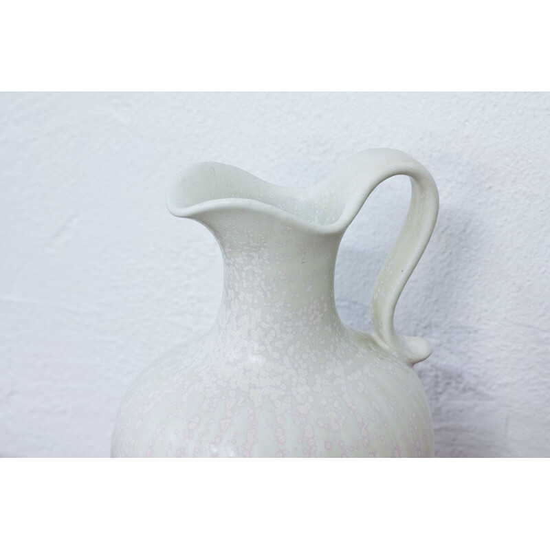 Vase blanc vintage par Gunnar Nylund pour Rörstrand