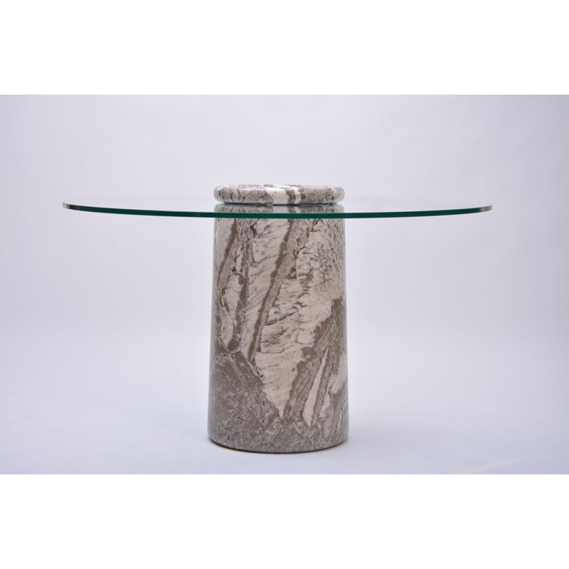 Vintage Italian Castore marble table for Sorgente dei Mobili 1970