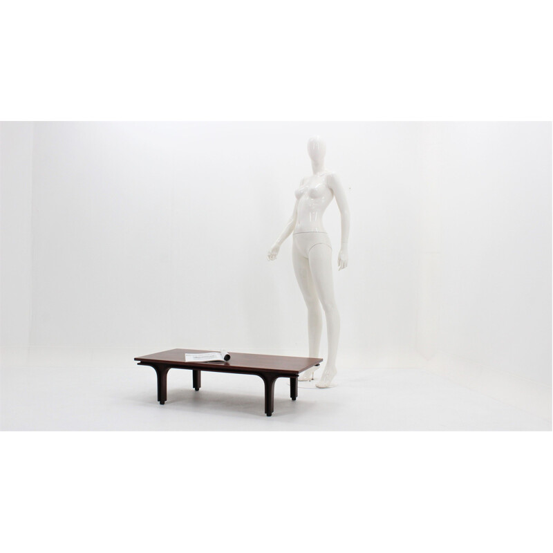 Vintage rosewood coffee table for Bernini 1960