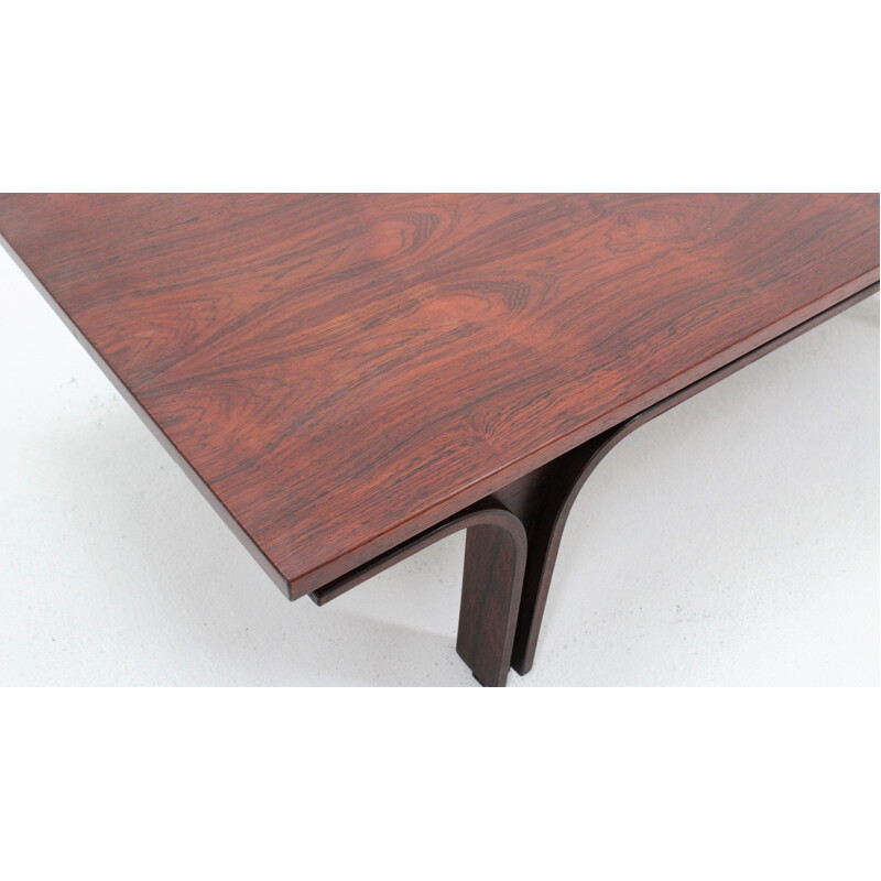 Vintage rosewood coffee table for Bernini 1960