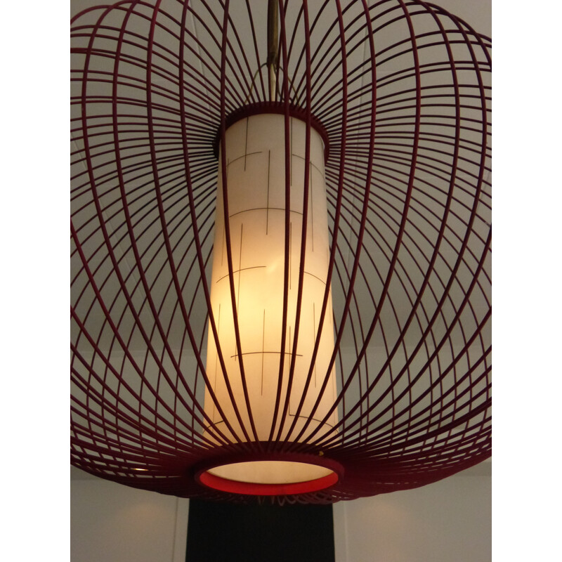 Vintage hanging lamp, Stilnovo - 1950s