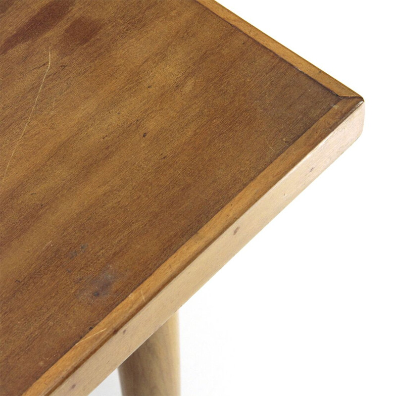Table basse vintage carrée italienne