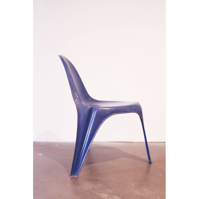 Dreibeiniger Stuhl aus Fiberglas - 1968
