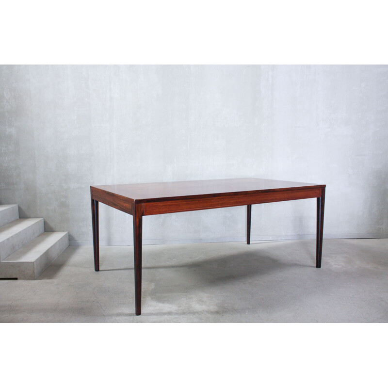 Table vintage Diplomat pour France & Sons en palissandre 1960