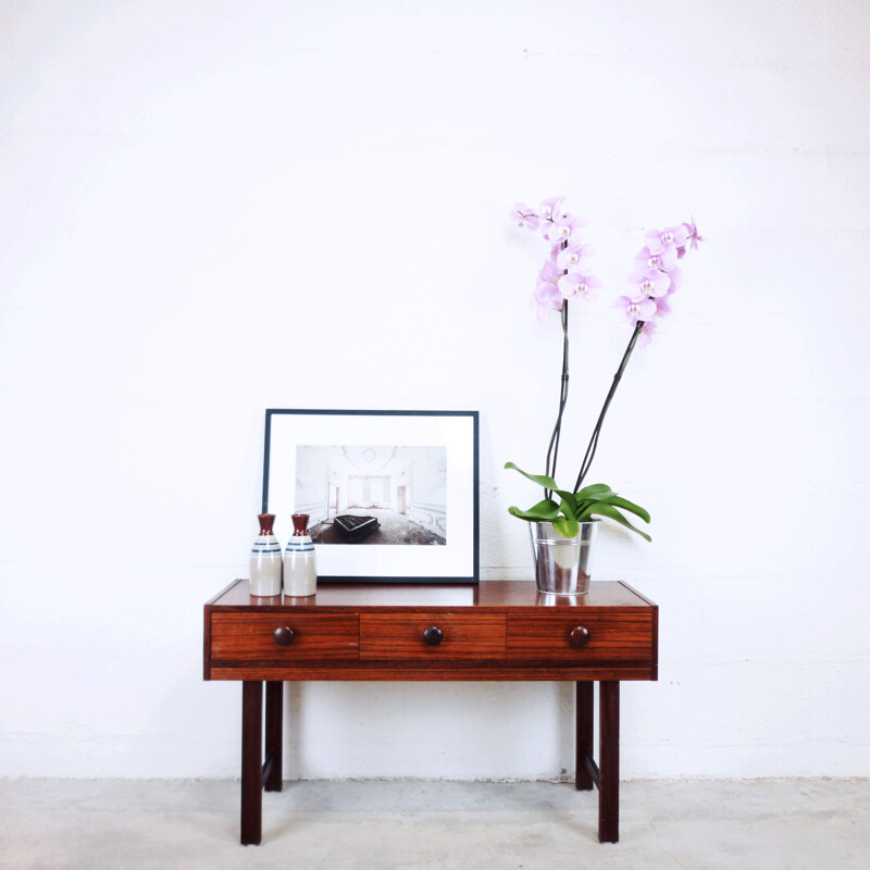 Vintage rosewood console 1960