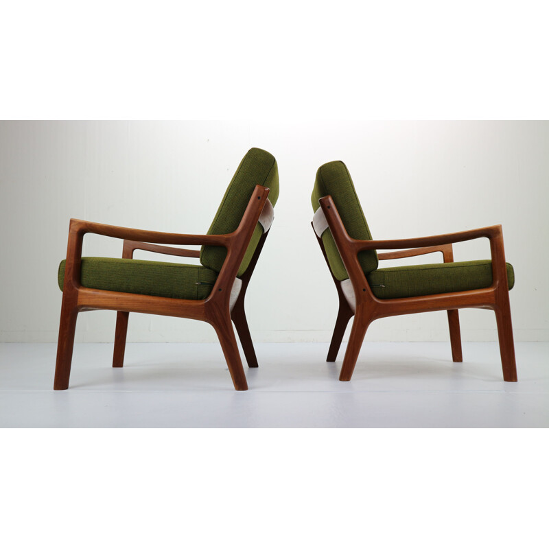 Vintage lounge chairs from Danemark by Ole Wanscher 1950s