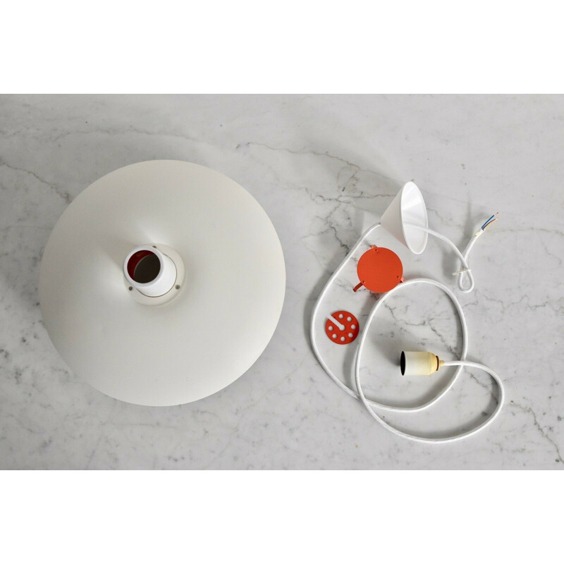 Vintage white PH4/3 pendant lamp by Poul Henningsen for Louis Poulsen - 1950s