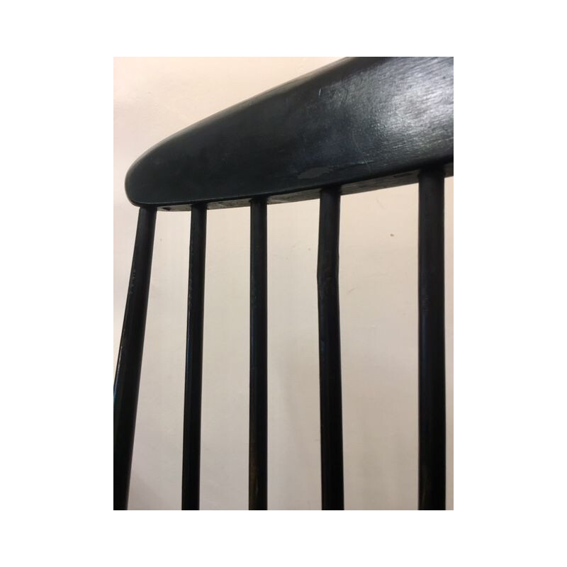 Rocking chair vintage en bois par Stol Kamnik