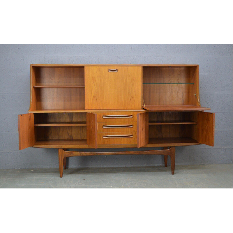 Vintage highboard by G Plan in teakwood 1960