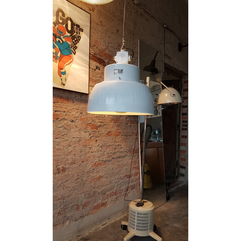 Lámpara colgante vintage de estaño "OPR-125E", 1960