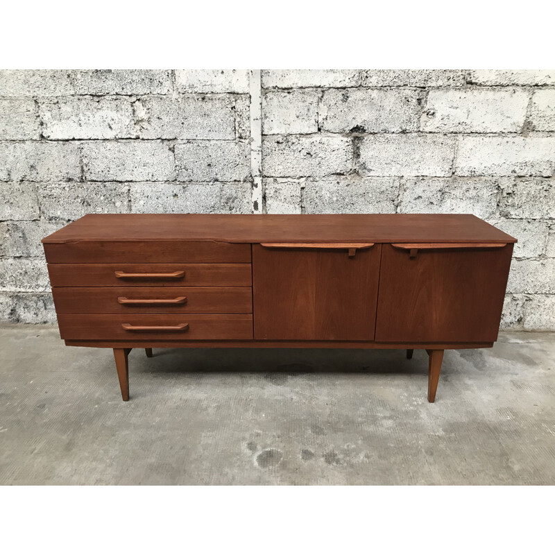 Vintage scandinavian sideboard in teak 1960