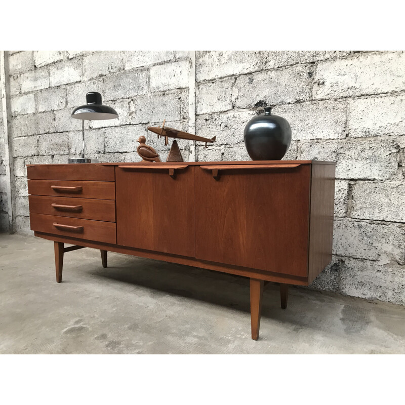 Vintage scandinavian sideboard in teak 1960