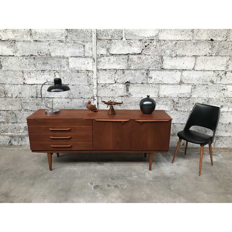 Vintage scandinavian sideboard in teak 1960