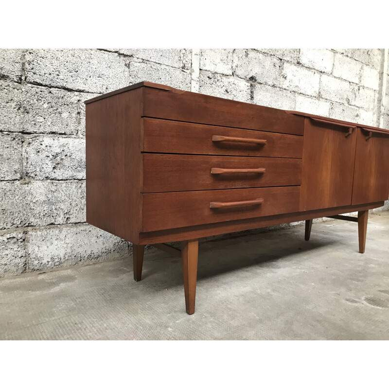 Vintage scandinavian sideboard in teak 1960