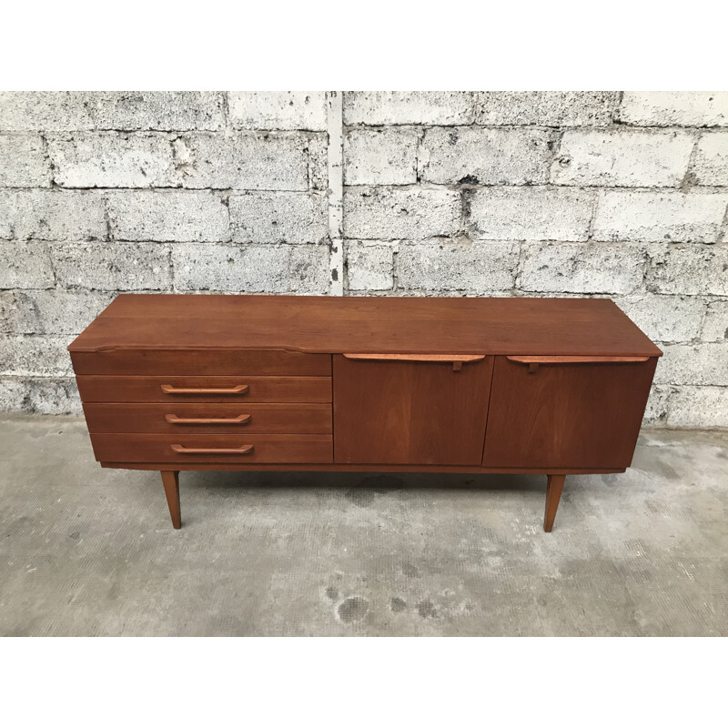 Vintage scandinavian sideboard in teak 1960