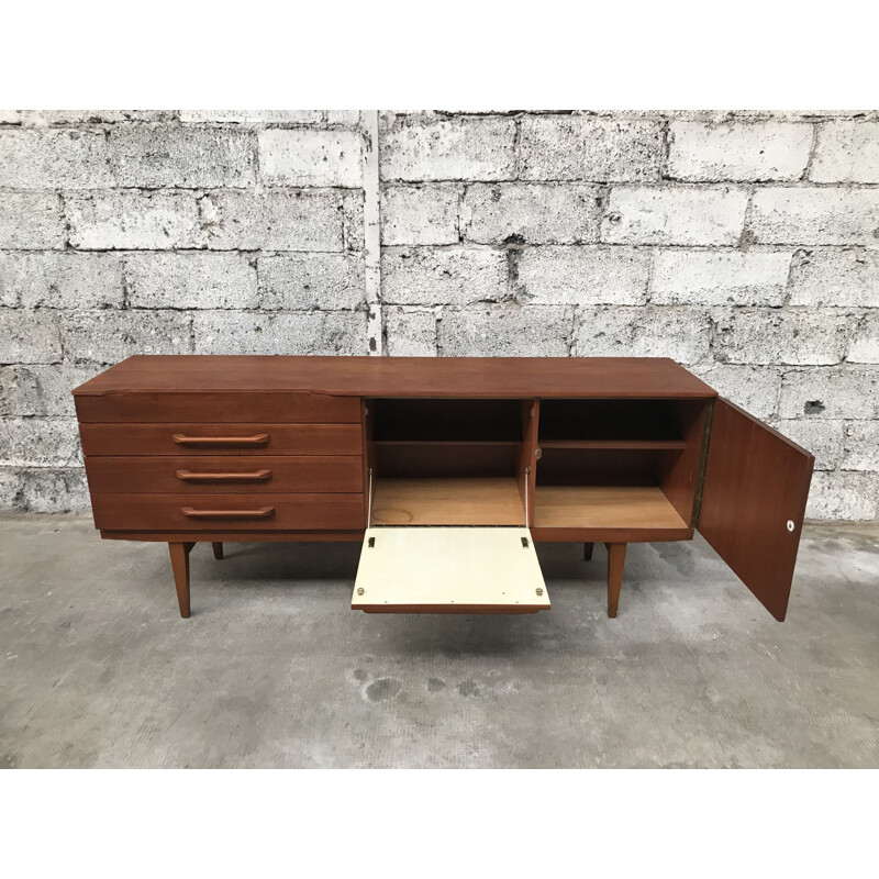 Enfilade scandinave vintage en teck 1960