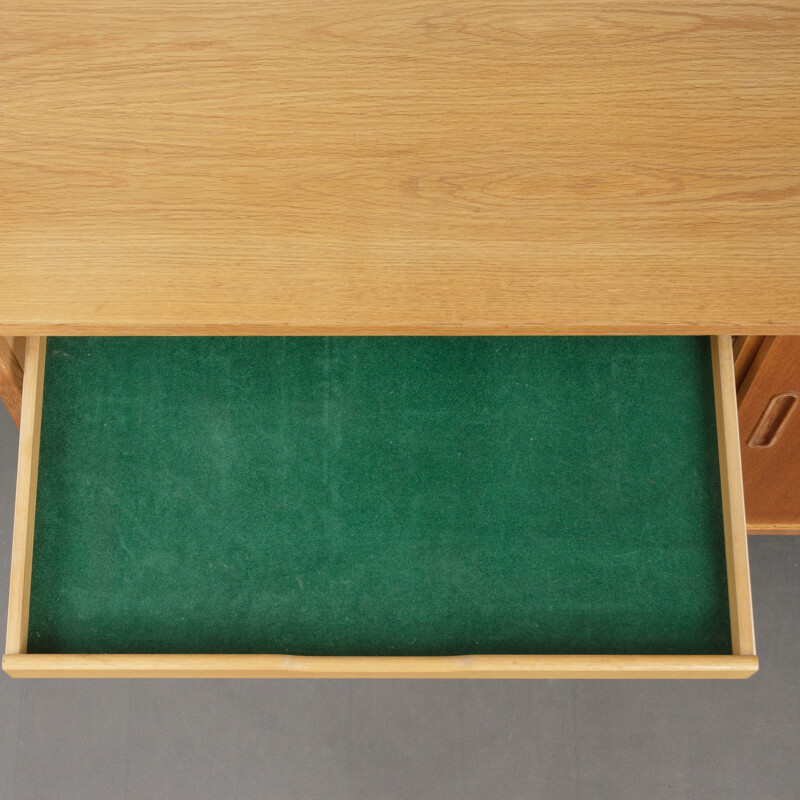 Vintage small oakwood sideboard by Poul Hundevad 1960