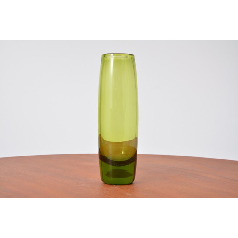 Vintage Scandinavian Maygreen vase by Lütken for Holmegaard, 1960s