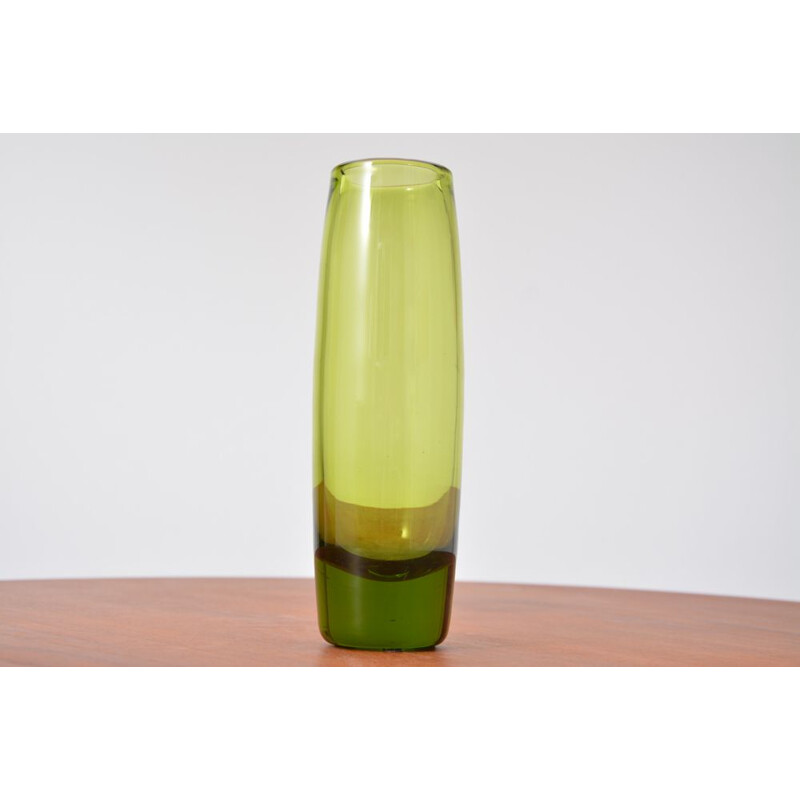 Vintage Scandinavian Maygreen vase by Lütken for Holmegaard, 1960s