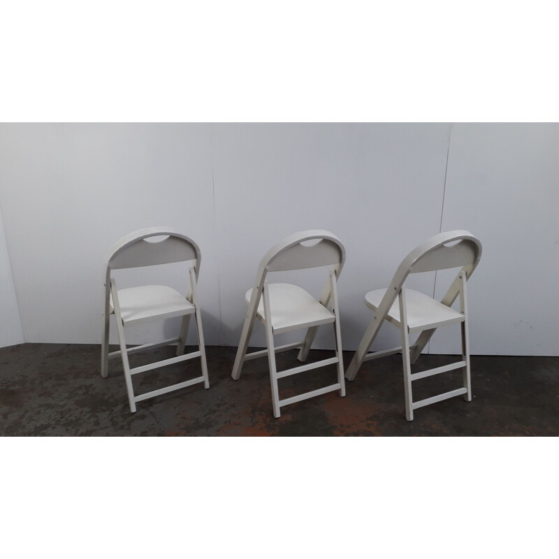 Set of 3 vintage chairs Trick by Castiglioni