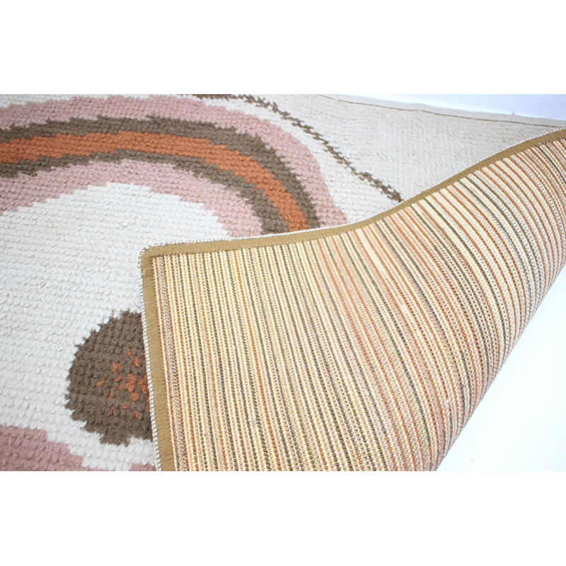 Suite van 3 vintage scandinavische design tapijten